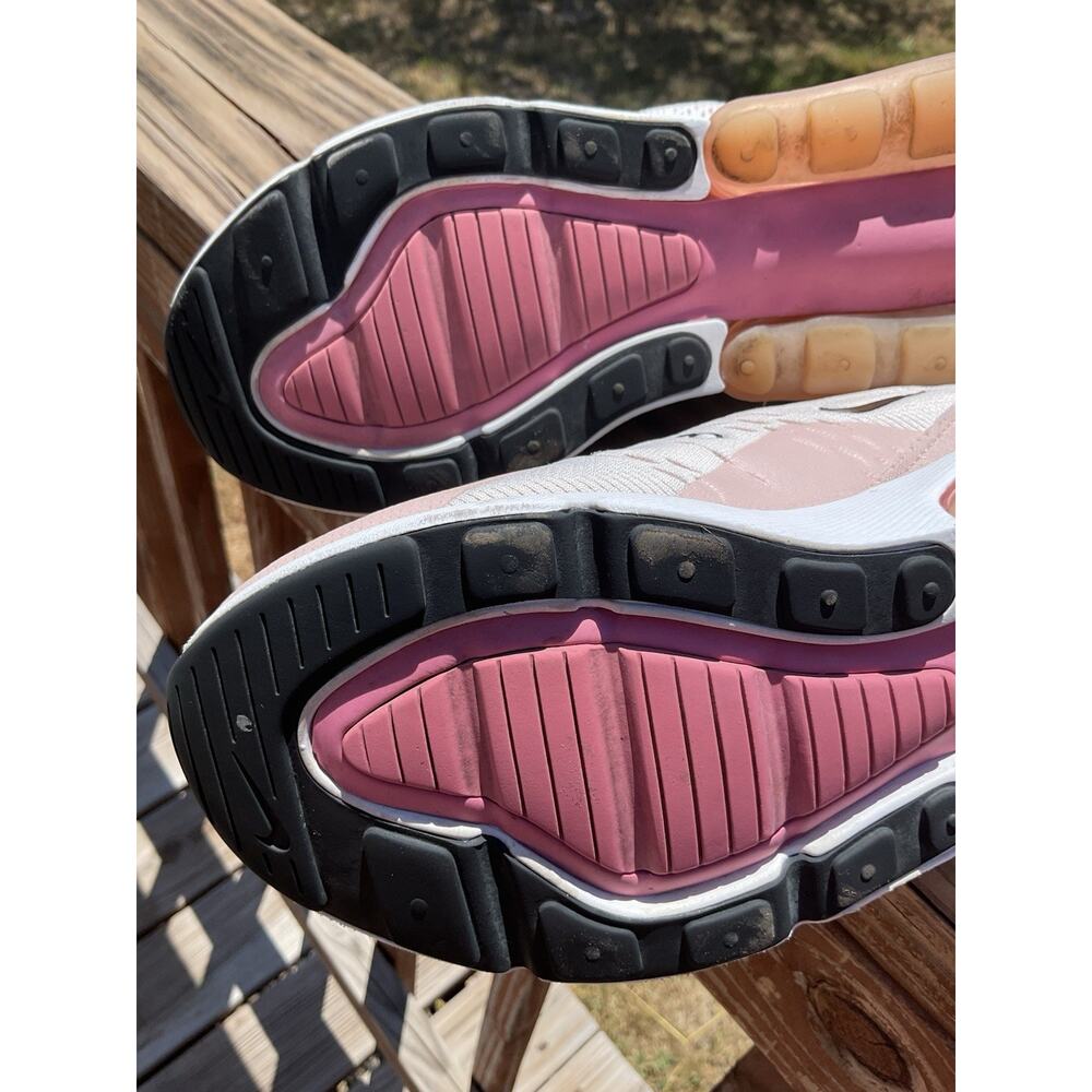 Nike Air Max 270 women’s Pink/White/Black Low Top Lace-Up Athletic Sneakers 8.5 - Picture 10 of 12